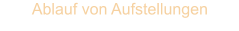 Ablauf von Aufstellungen